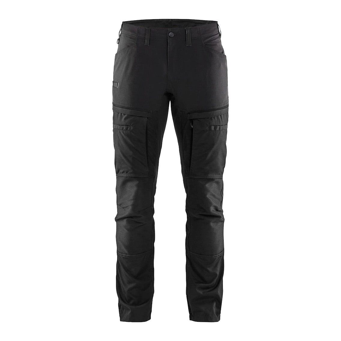 Blaklader Service Trousers with Stretch 1456 #colour_black-dark-grey