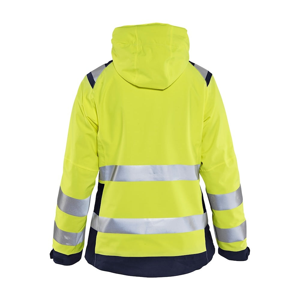 Blaklader Women's Hi-Vis Shell Jacket 4904 #colour_hi-vis-yellow-black