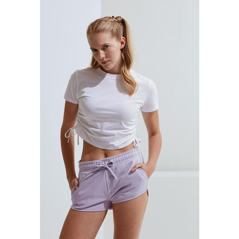 Women's TriDri® Ruched Crop Top