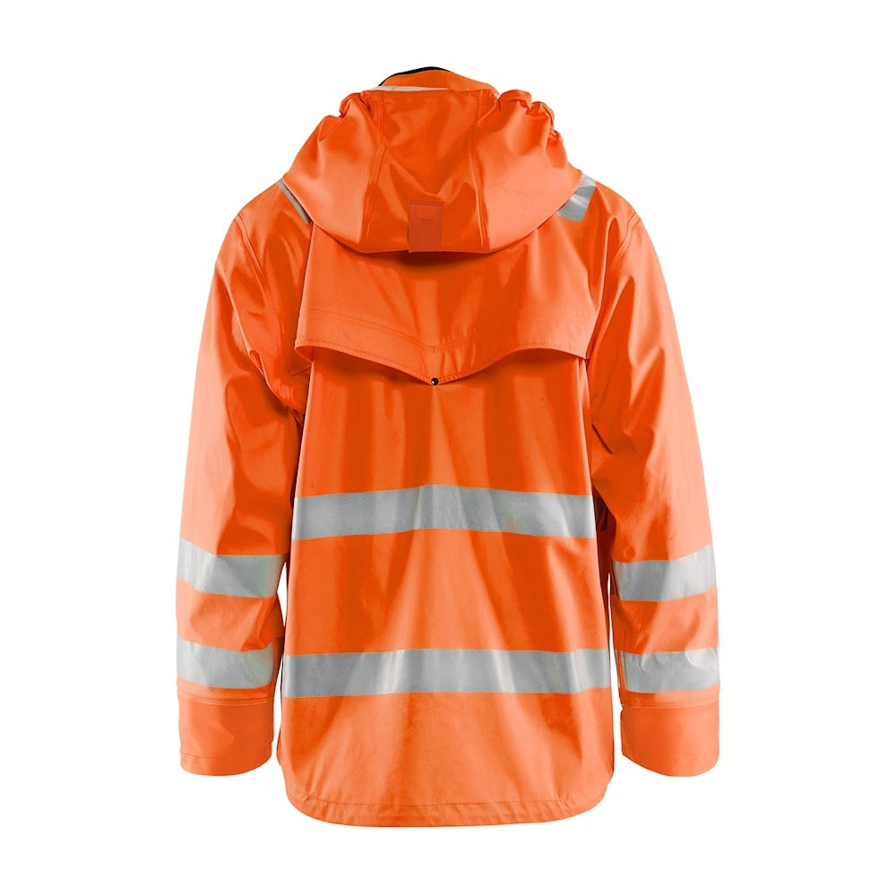 Blaklader Rain Jacket Hi-Vis Level 2 4302 #colour_orange