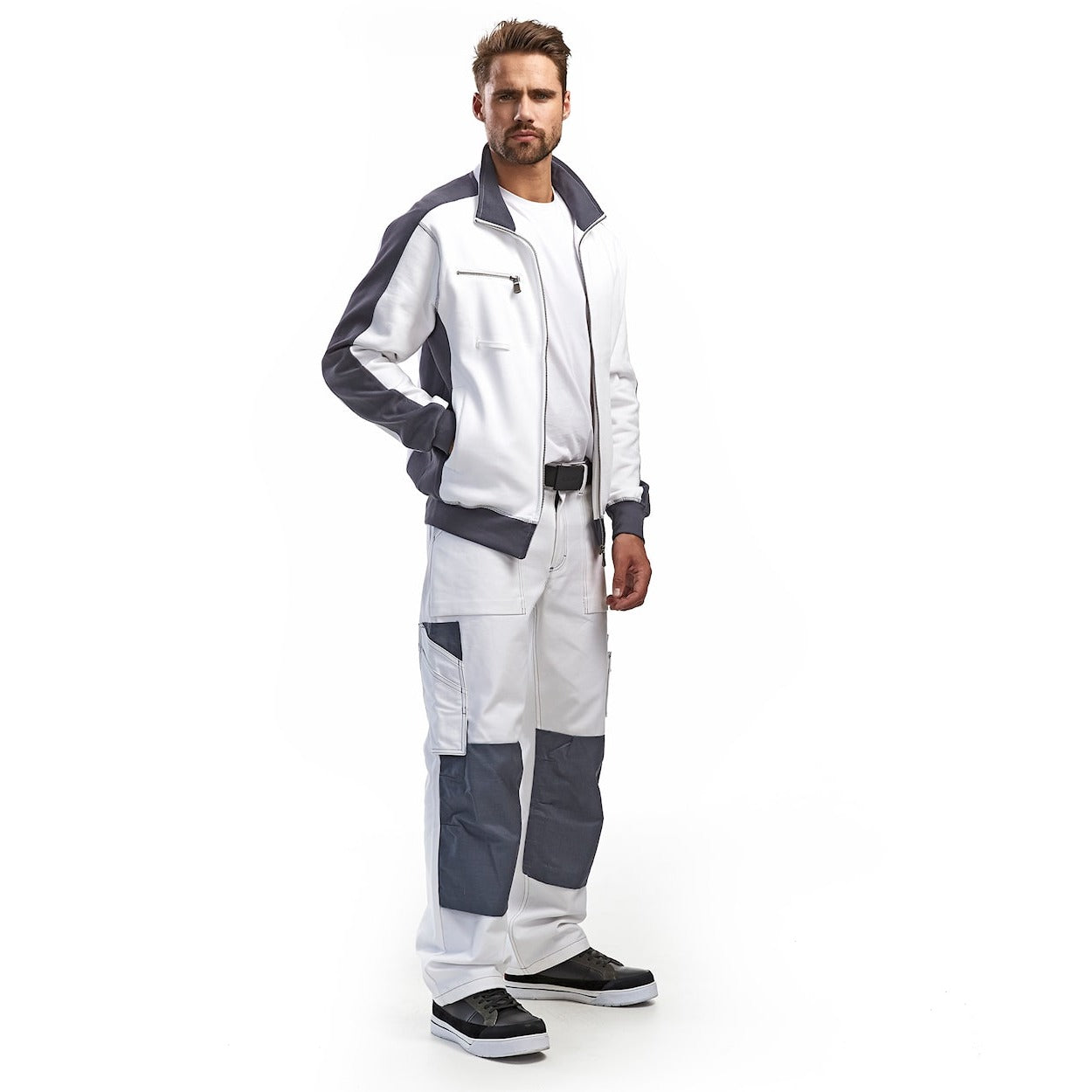 Blaklader Paint Trousers 1091 #colour_white