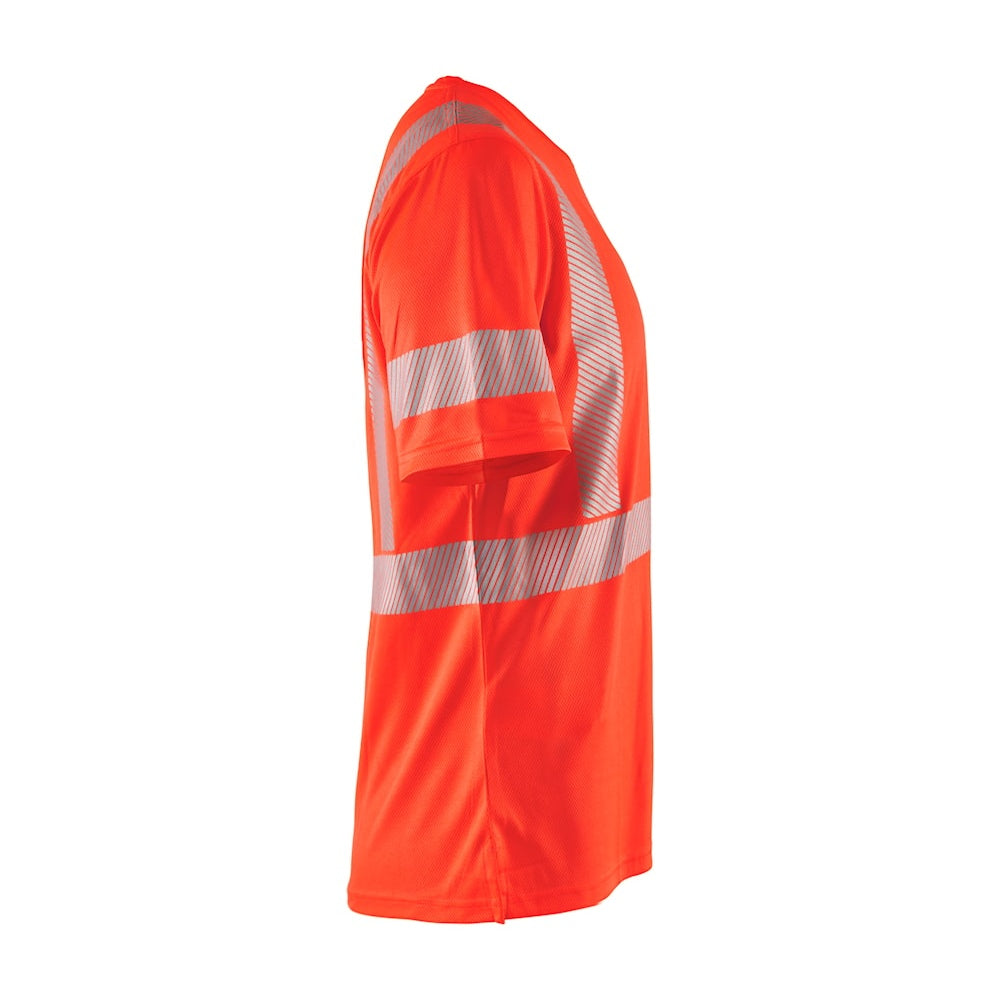 Blaklader Women's Hi-Vis T-Shirt 3336 #colour_red-hi-vis