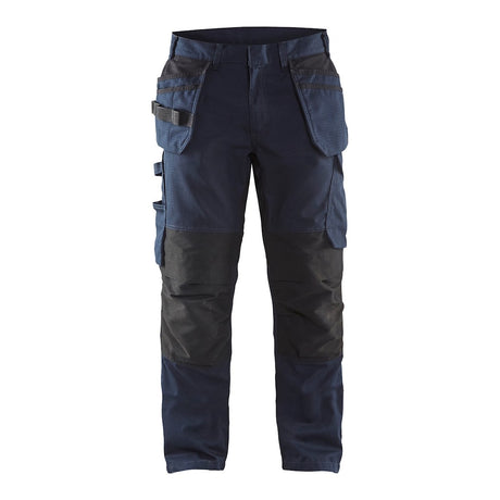 Blaklader Service Trousers with Stretch And Nail Pockets 1496 #colour_dark-navy-black