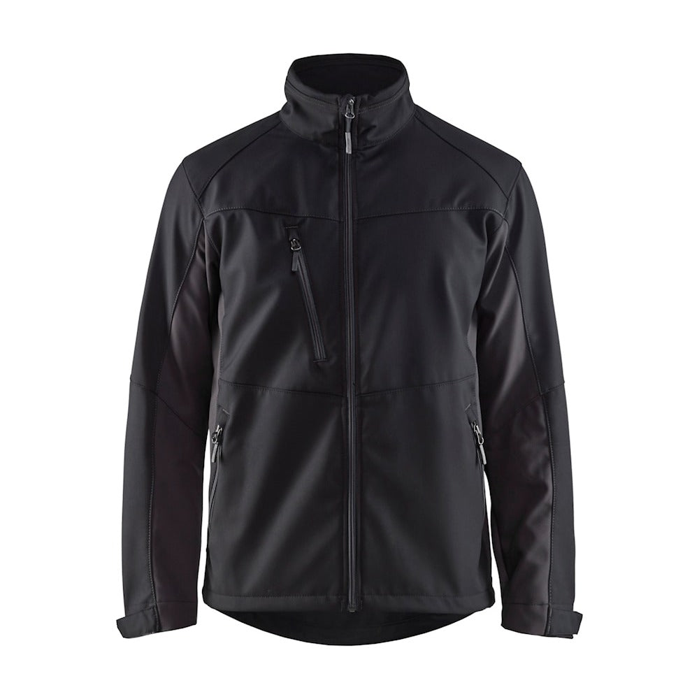 Blaklader Softshell Jacket 4950 #colour_black-dark-grey