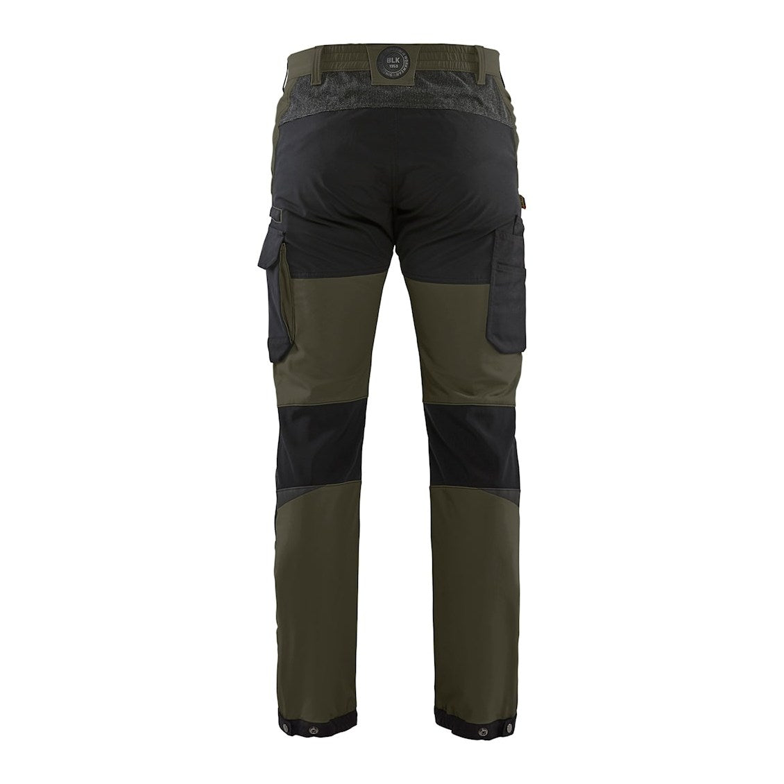 Blaklader 4-Way-Stretch Service Trousers 1422 - Dark Olive Green/Black