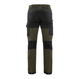 Blaklader 4-Way-Stretch Service Trousers 1422 - Dark Olive Green/Black