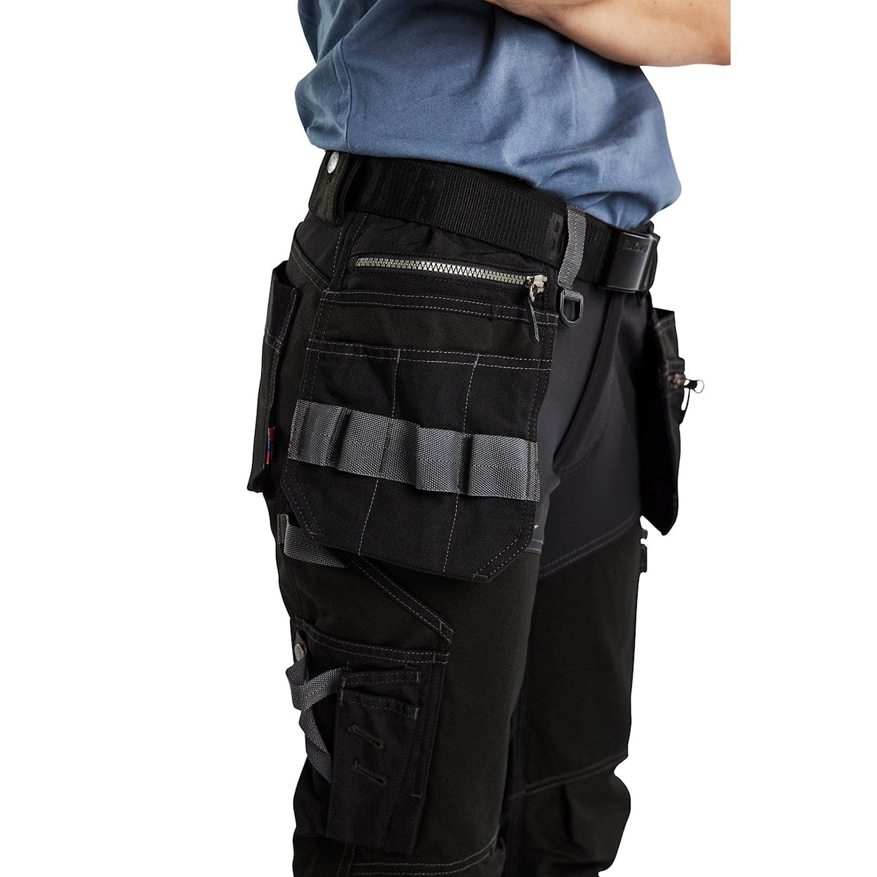 Blaklader Women's Craftsman Trousers with Stretch 7115 #colour_black