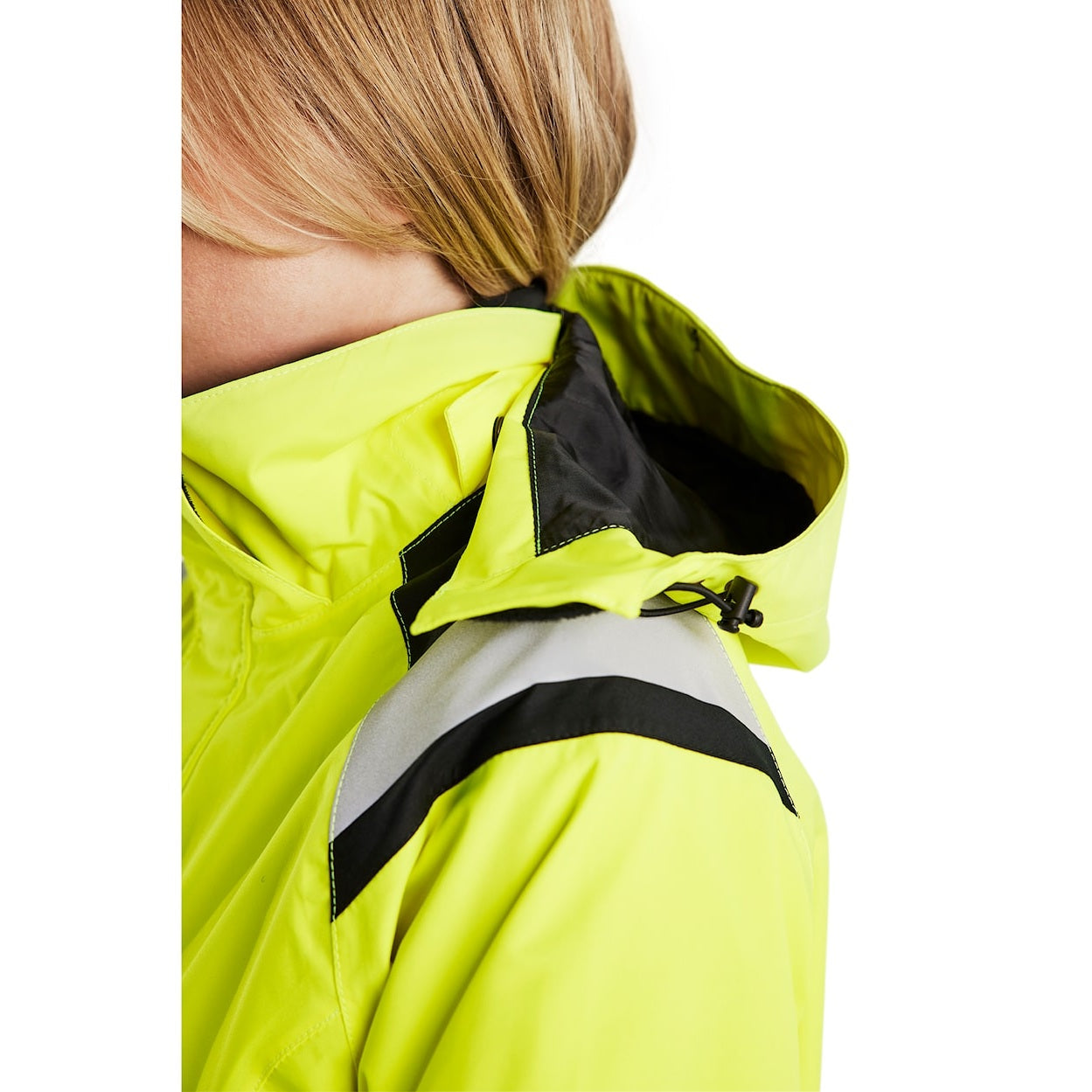 Blaklader Women's Hi-Vis Shell Jacket 4904 #colour_hi-vis-yellow-black