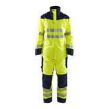 Blaklader Multinorm Winter Overall 6317 #colour_hi-vis-yellow-navy-blue