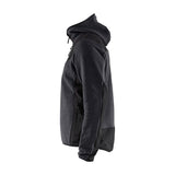 Blaklader Knitted Jacket with Softshell 5940 #colour_dark-grey-black