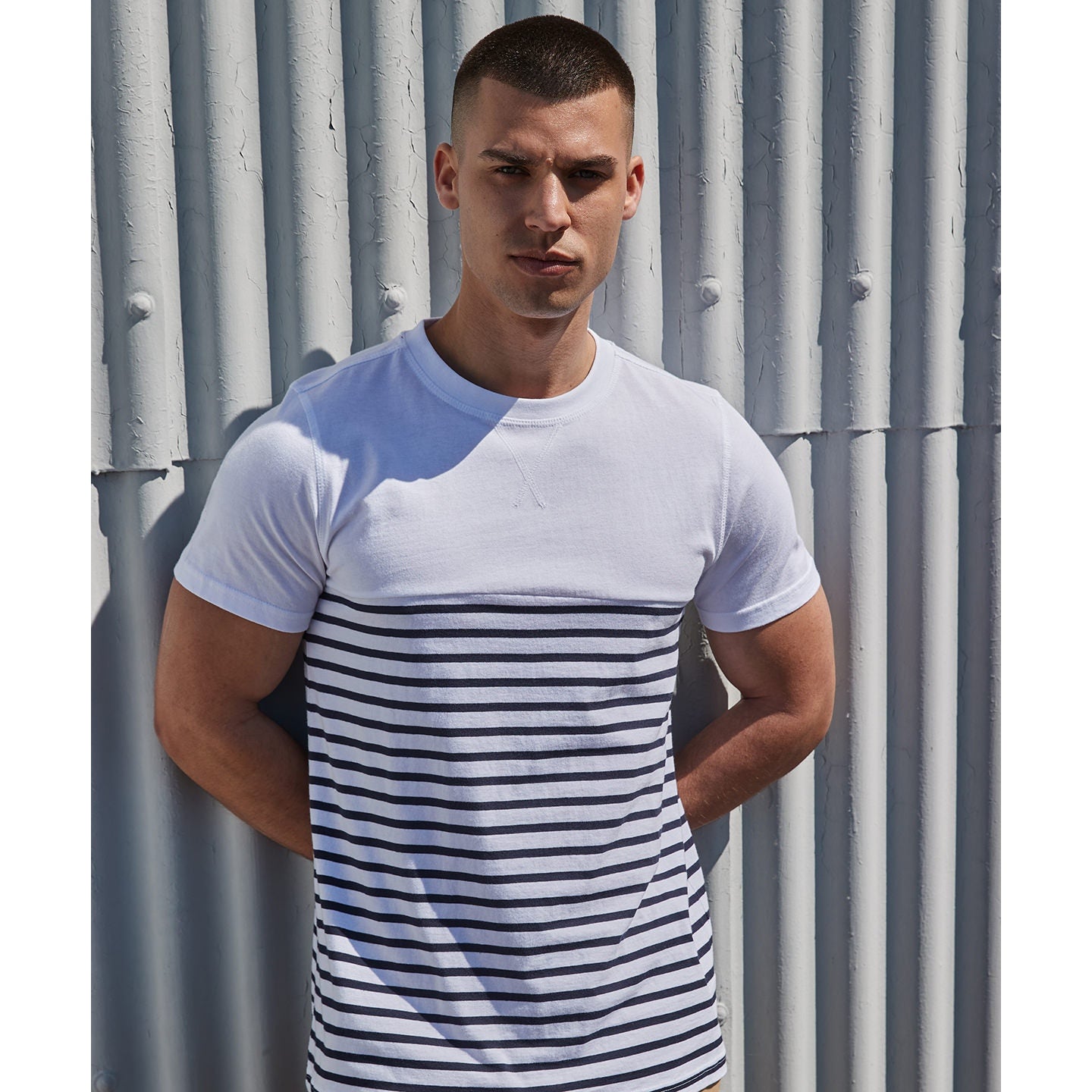 Front Row Short-Sleeved Breton T