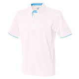 Front Row Contrast Piqué Polo Shirt