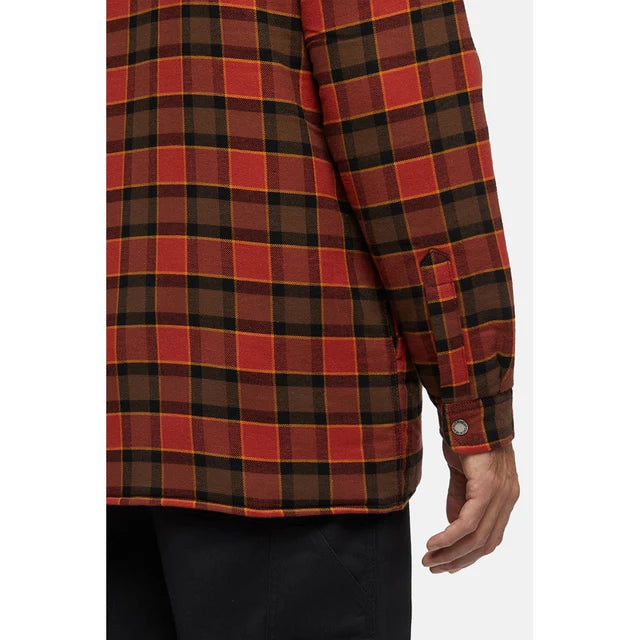 Dickies Fleece Hooded Flannel Shirt