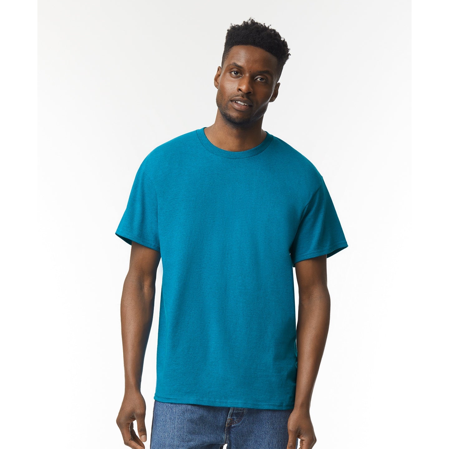 Gildan Heavy Cotton Adult T-Shirt - Heather Sapphire