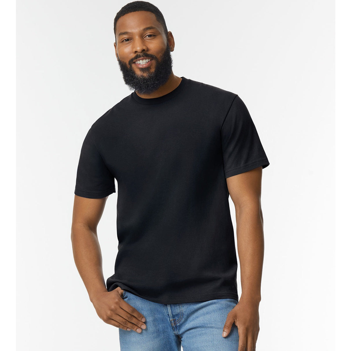 Gildan Softstyle Midweight Adult T-Shirt - Pitch Black