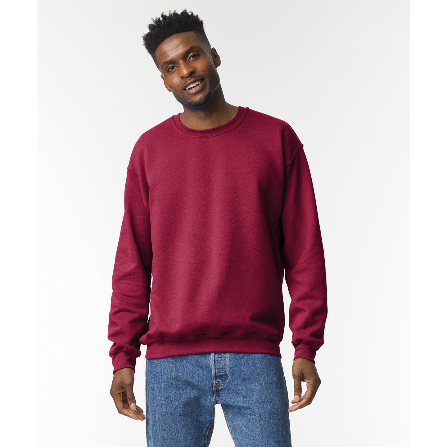 Gildan Heavy Blend Adult Crew Neck Sweatshirt - Maroon