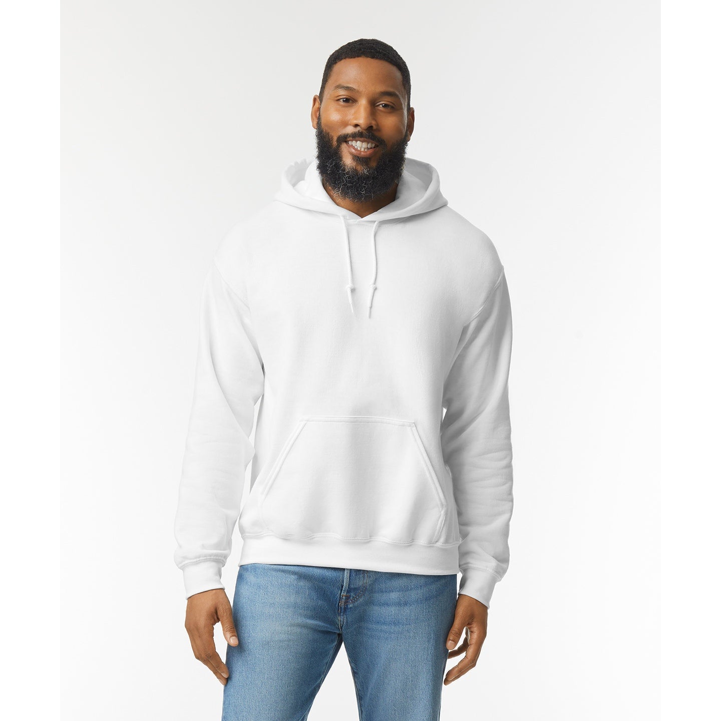 Gildan Heavy Blend Hooded Sweatshirt - White