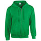 Gildan Heavy Blend Full Zip Hooded Sweatshirt - Irish Green