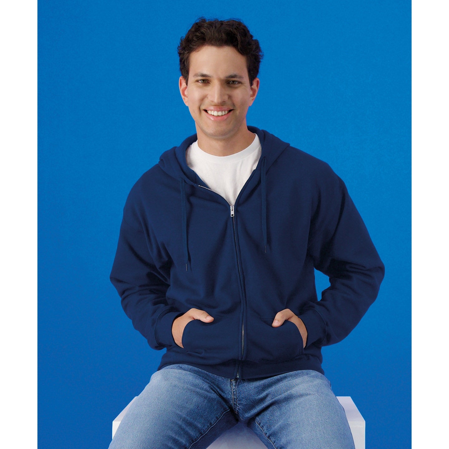 Gildan Softstyle Midweight Fleece Adult Full-Zip Hooded Sweatshirt