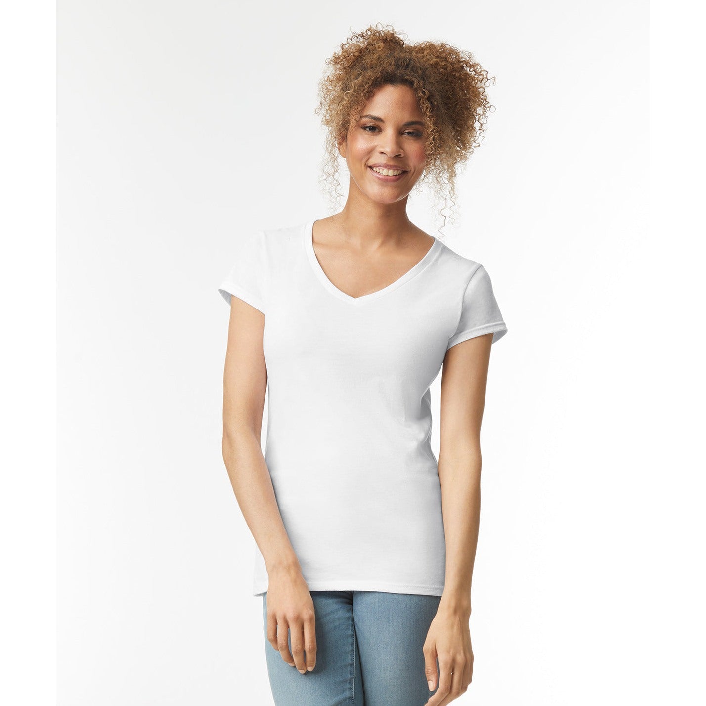 Gildan Softstyle Women's V-Neck T-Shirt