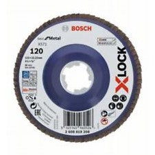 h Professional X-LOCK Flap Discs - Straight Version, Plastic Plate - 115mm - G 120 - X571 - Best for MetalBosch Professional X-LOCK Flap Discs - Straight Version, Plastic Plate - 115mm - G 120 - X571 - Best for Metal