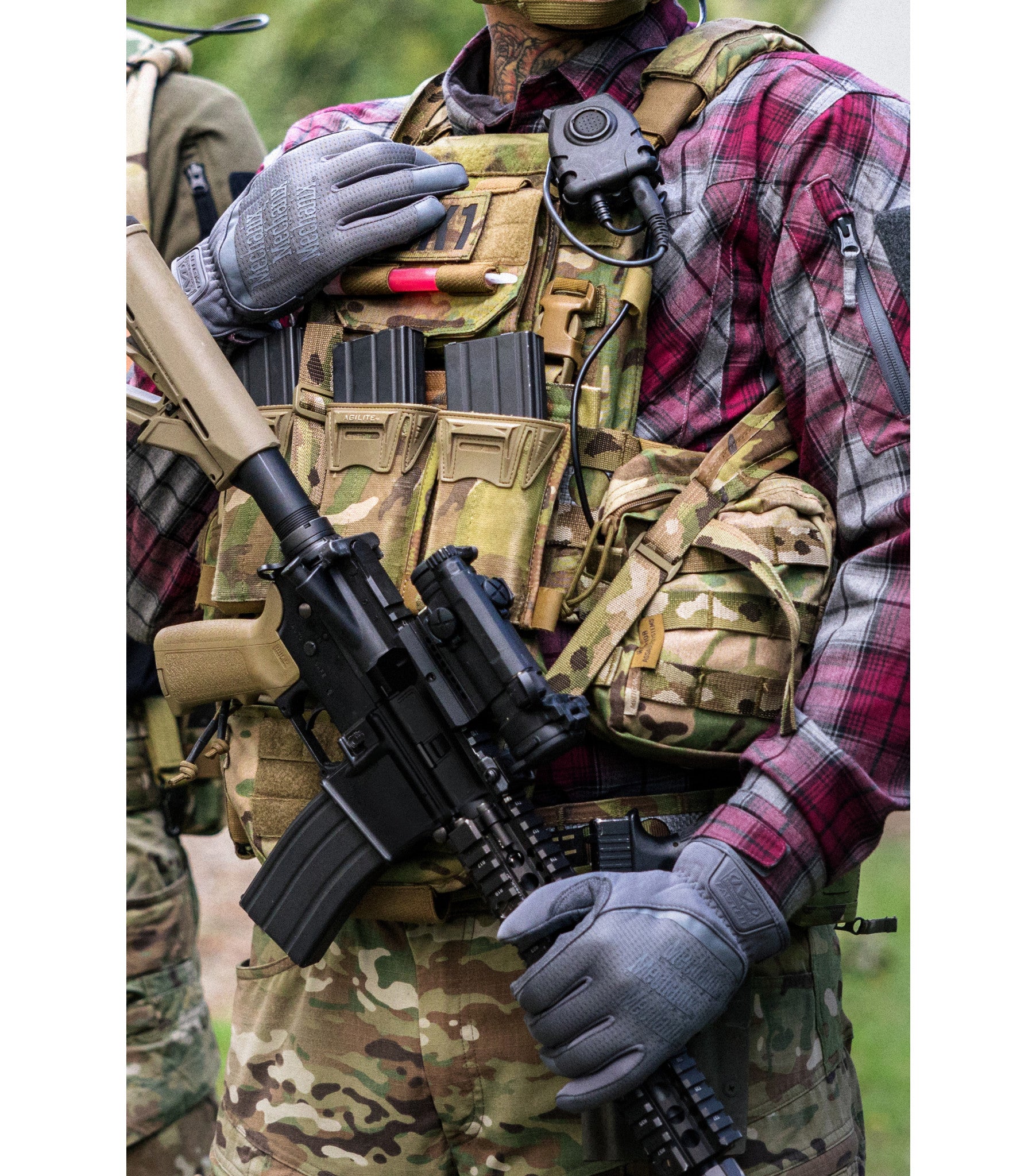 Mechanix Wear FastFit Wolf Grey Tactical Gloves