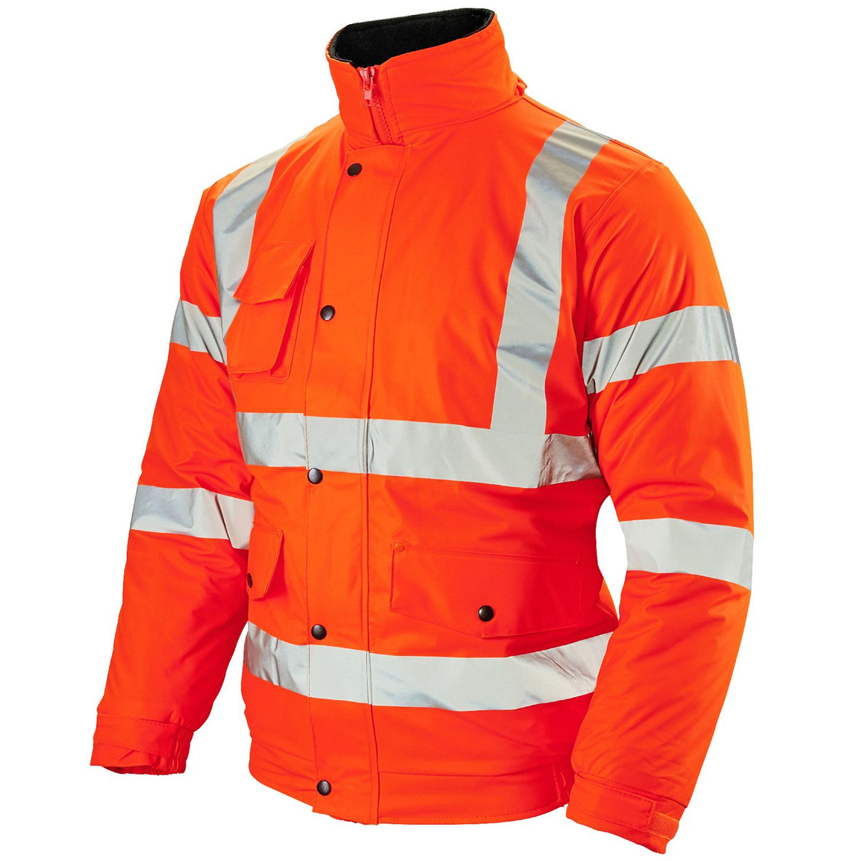 Stormflex® Hi Vis Orange PU Bomber Jacket