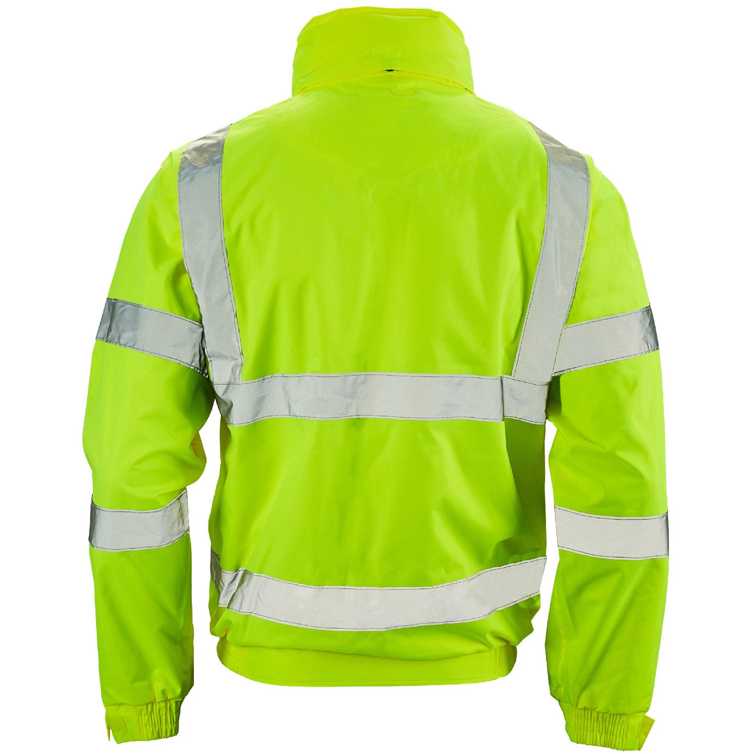 Supertouch Hi Vis Yellow Breathable 2 in 1 Bomber Jacket
