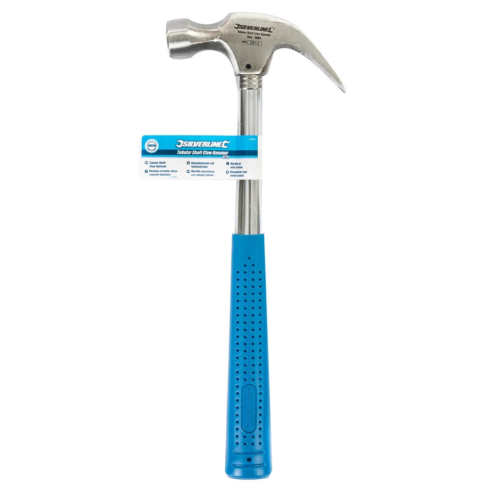 Silverline Claw Hammer Tubular 16oz (454g)