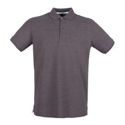 Henbury Micro-Fine Piqué Polo Shirt - Charcoal