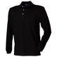 Henbury Long Sleeve Cotton Polo Shirt