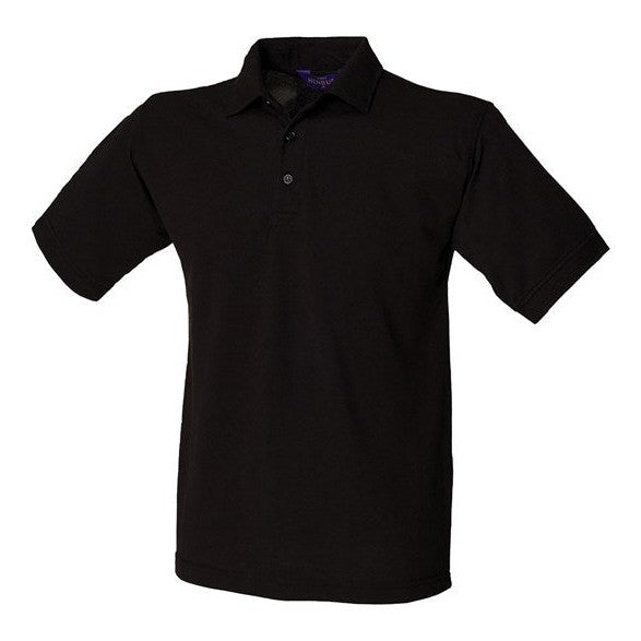 Henbury 65/35 Classic Piqué Polo Shirt - Black*