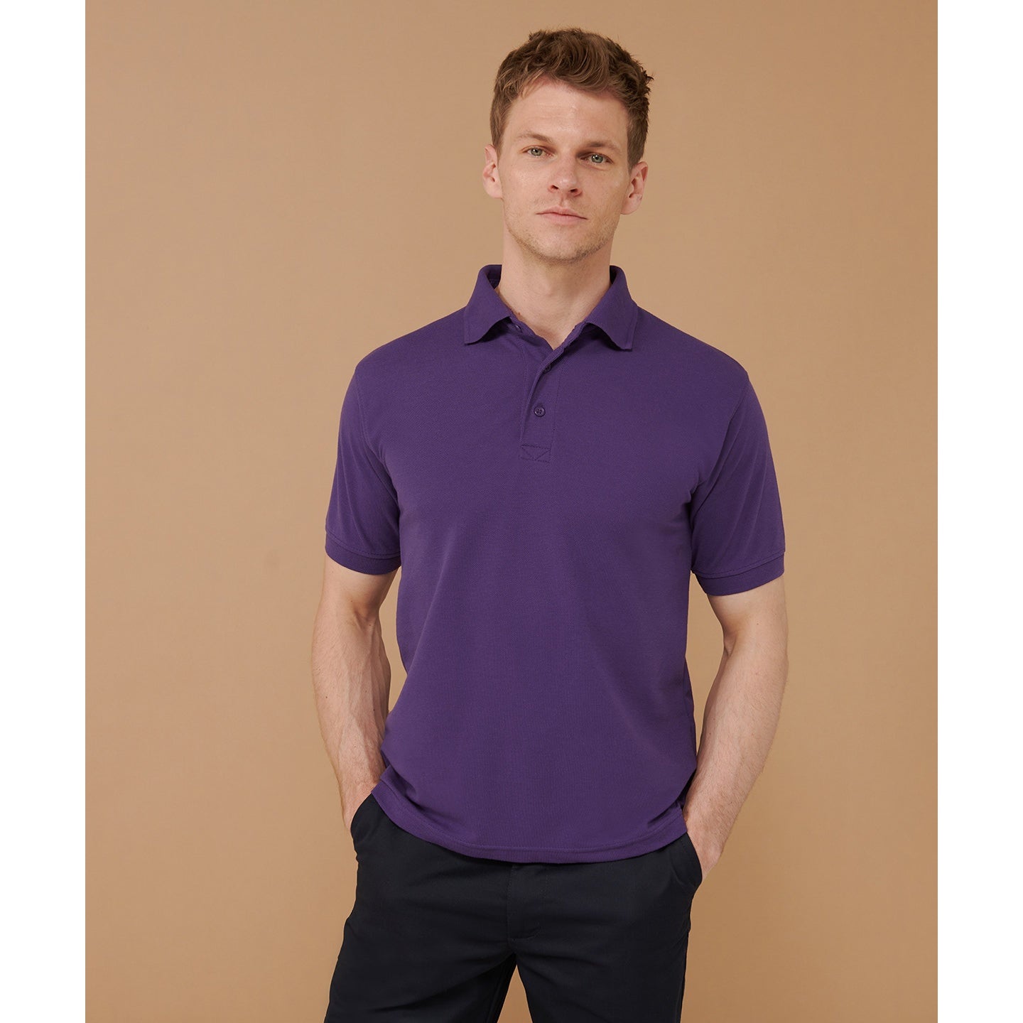 Henbury 65/35 Classic Piqué Polo Shirt - Red*