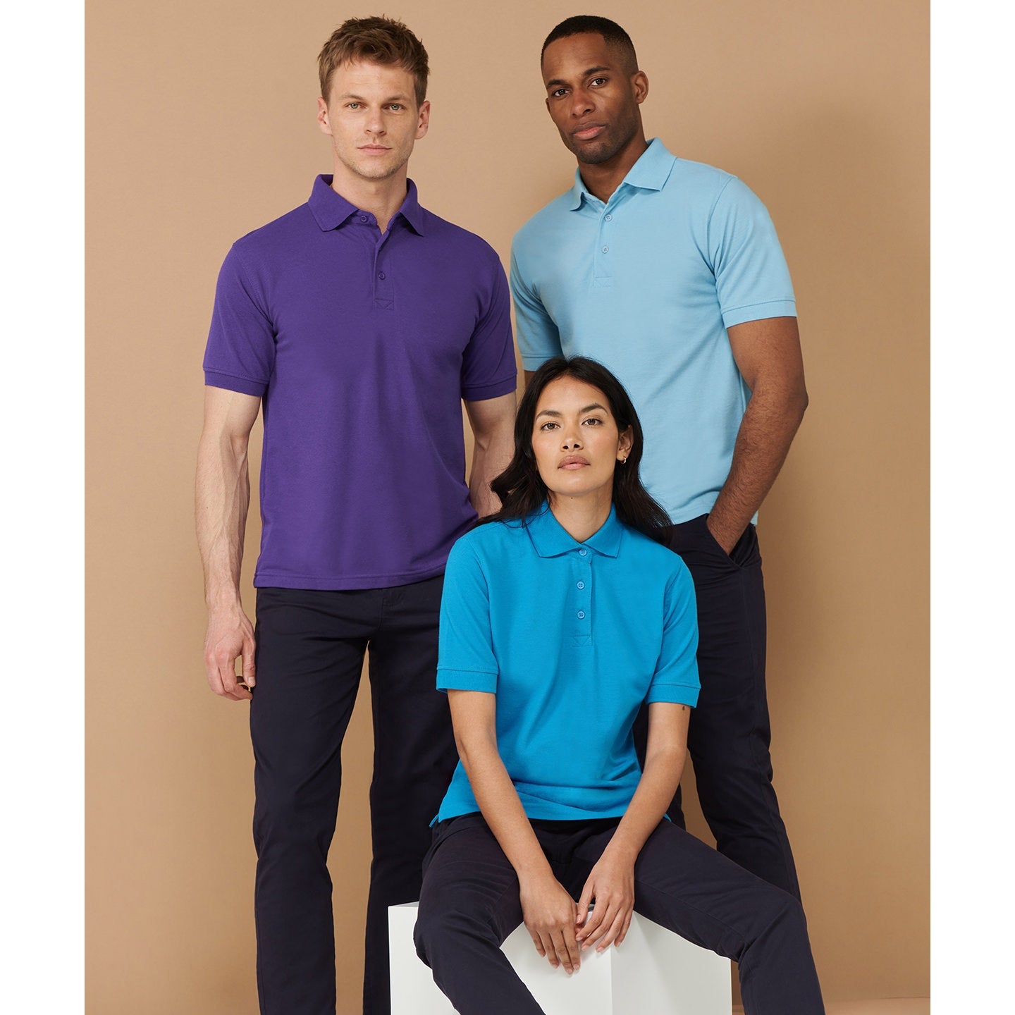 Henbury 65/35 Classic Piqué Polo Shirt - Orange