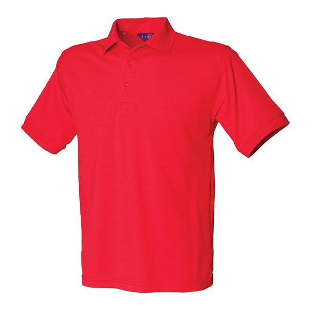 Henbury 65/35 Classic Piqué Polo Shirt - Red*