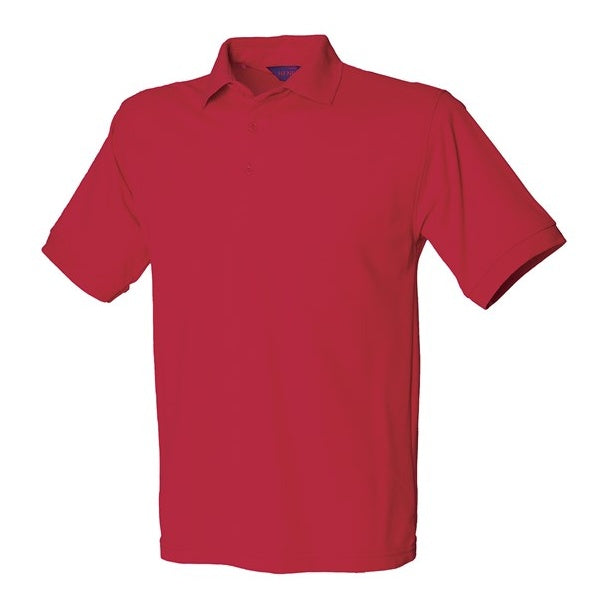 Henbury 65/35 Classic Piqué Polo Shirt - Vintage Red
