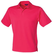 Henbury Coolplus® Polo Shirt - Bright Pink