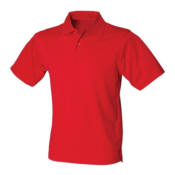 Henbury Coolplus® Polo Shirt - Classic Red*