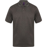 Henbury Coolplus® Polo Shirt - Heather Charcoal