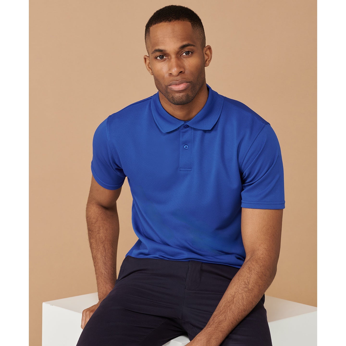 Henbury Coolplus® Polo Shirt - Navy*