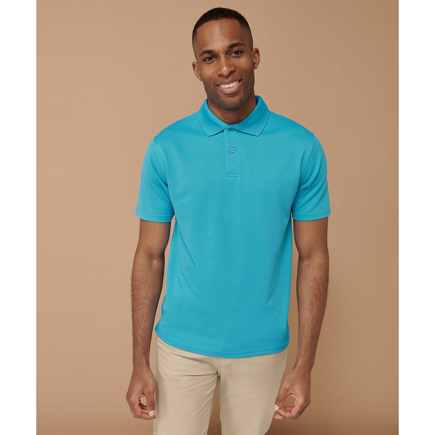 Henbury Coolplus® Polo Shirt - Heather Grey