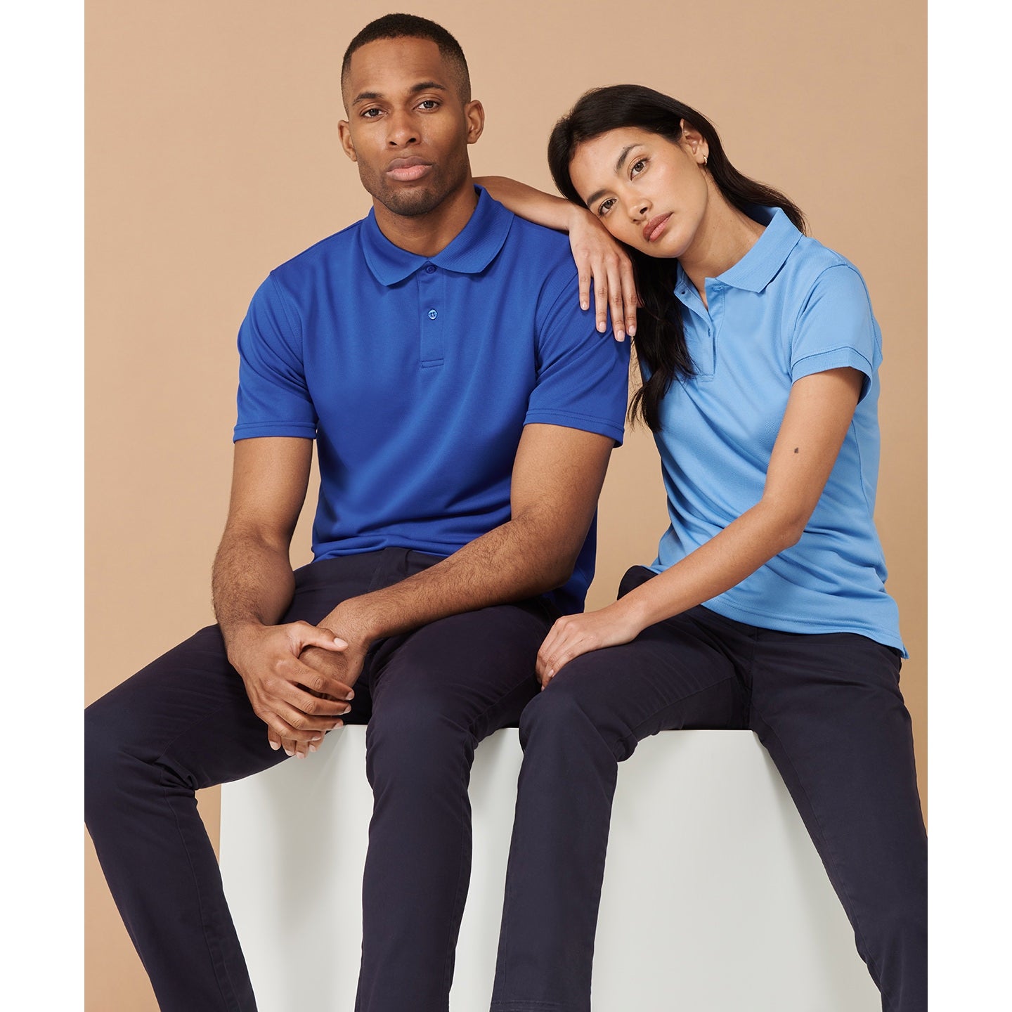 Henbury Coolplus® Polo Shirt - Heather Grey