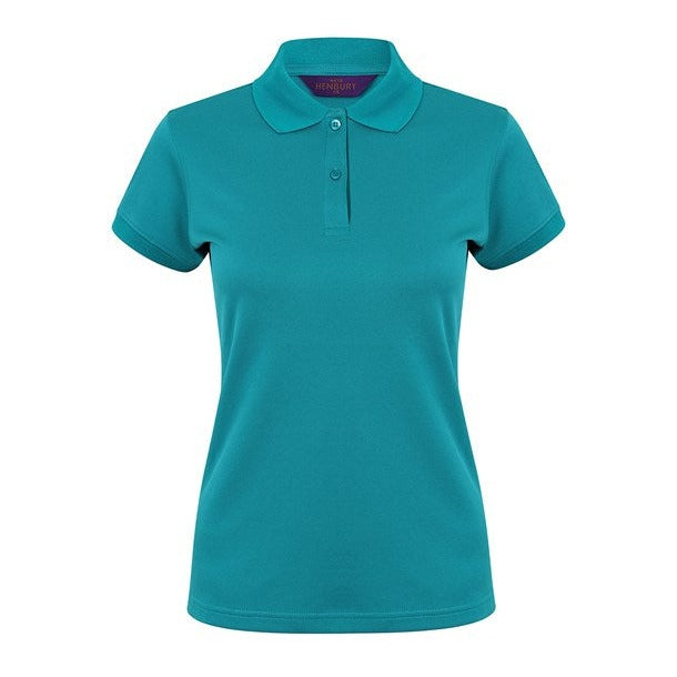 Henbury Women's Coolplus® Polo Shirt - Bright Jade