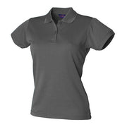 Henbury Women's Coolplus® Polo Shirt - Charcoal Grey