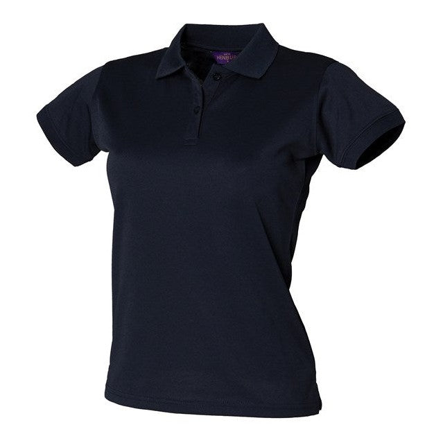 Henbury Women's Coolplus® Polo Shirt - Navy