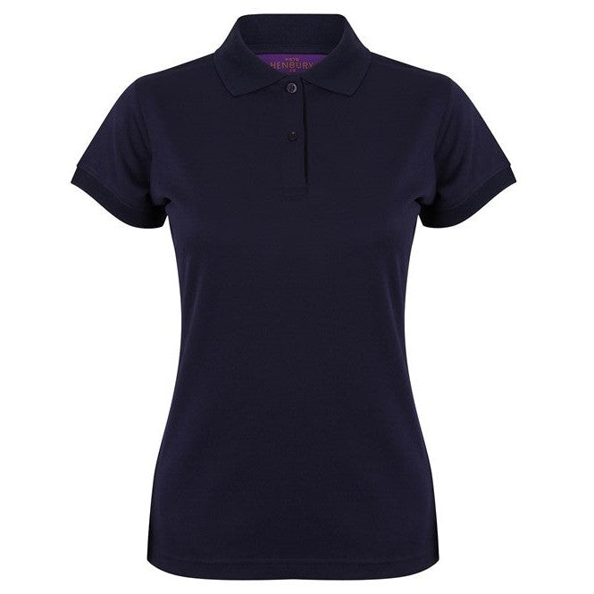 Henbury Women's Coolplus® Polo Shirt - Oxford Navy