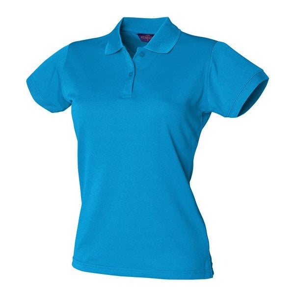 Henbury Women's Coolplus® Polo Shirt - Sapphire Blue