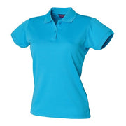 Henbury Women's Coolplus® Polo Shirt - Turquoise