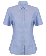 Henbury Women's Modern Short Sleeve Oxford Shirt