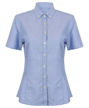 Henbury Women's Modern Short Sleeve Oxford Shirt